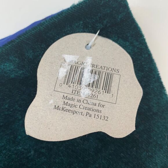 Velveteen 3D Snowman Christmas Stocking Birdhouse Cardinal Holiday 18 Inch - Picture 4 of 4